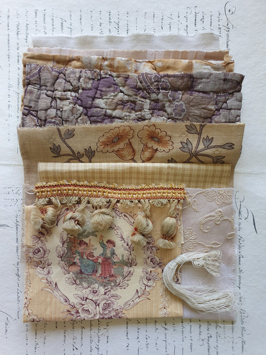 Antique French Buttercup Fabric Pack