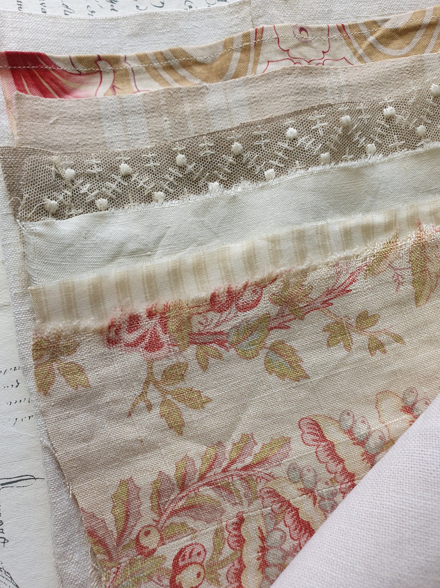 Antique French Natural Fabric Pack II