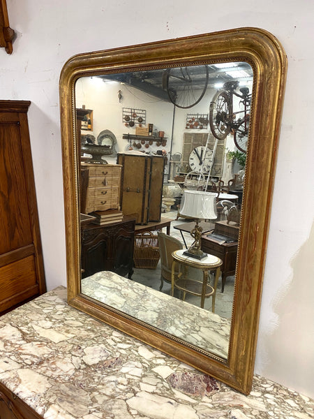 Antique on sale french mirror