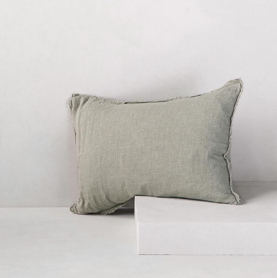 Hale Mercantile 'Flocca' Linen Standard Pillowcase