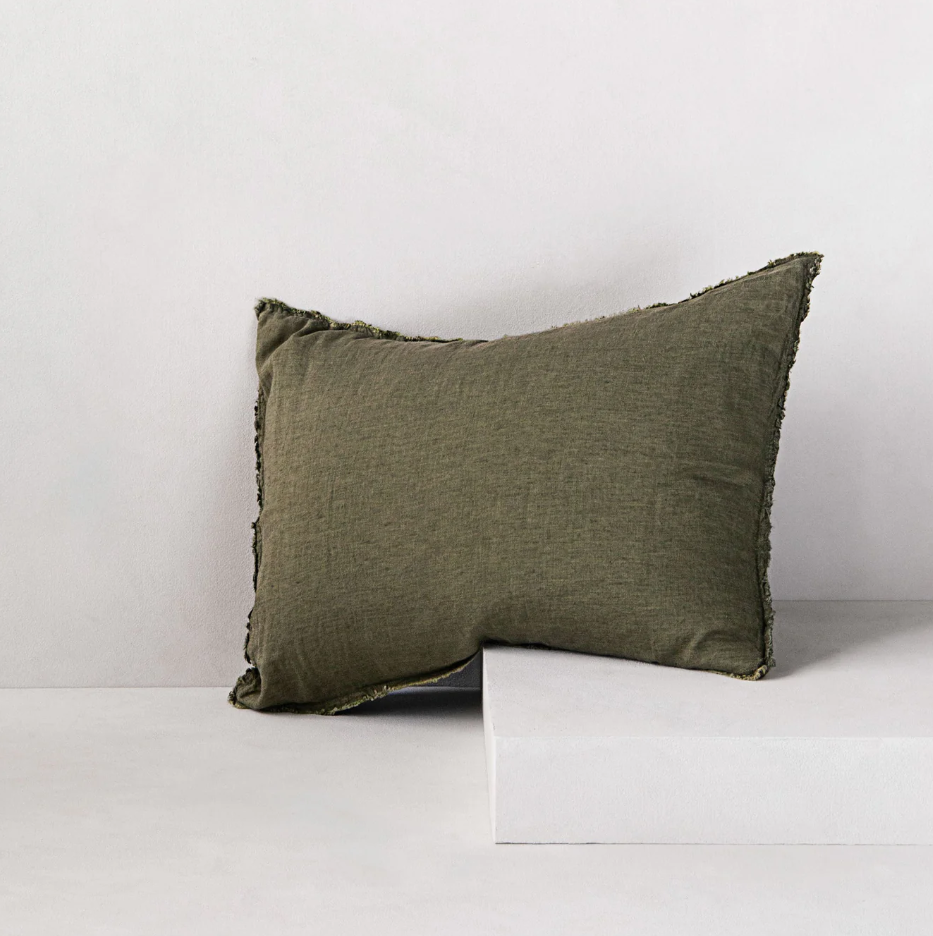 Hale Mercantile 'Flocca' Linen Standard Pillowcase