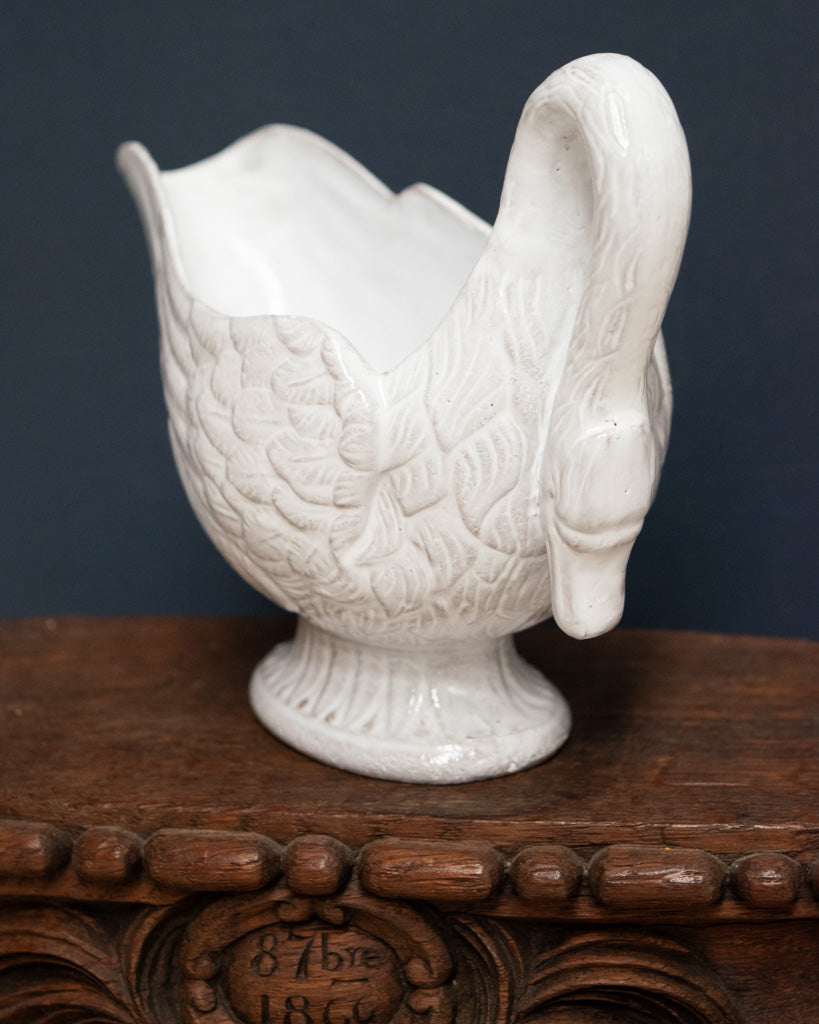 Astier de Villatte Cygne Swan Sauce Boat