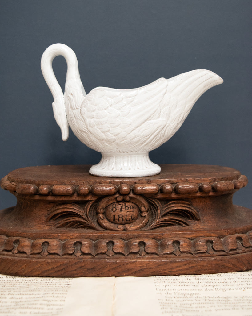 Astier de Villatte Cygne Swan Sauce Boat