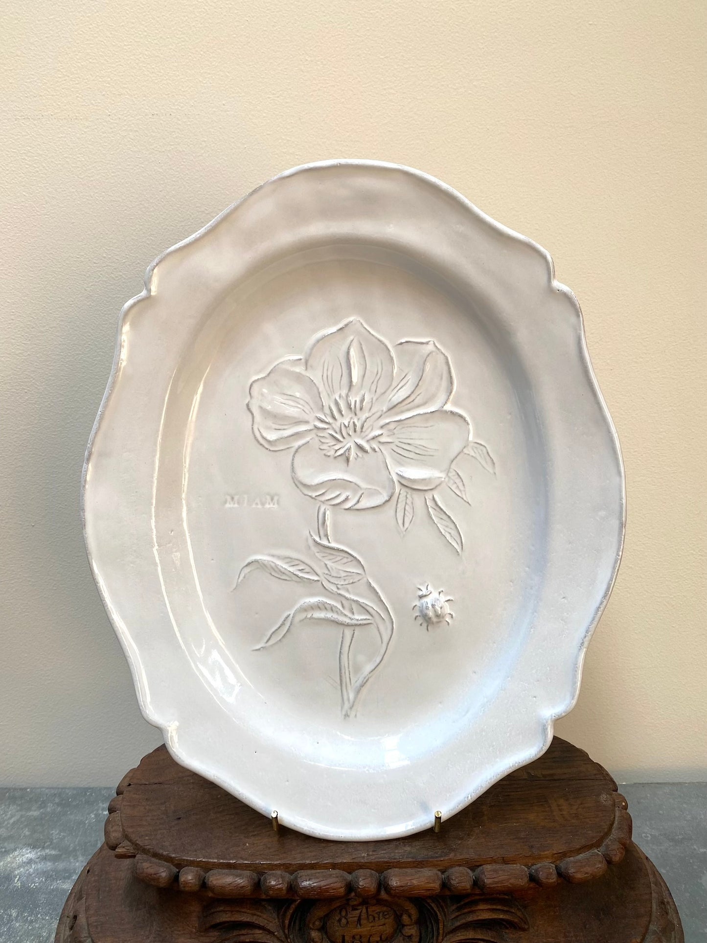 Astier de Villatte Fleurs Platter