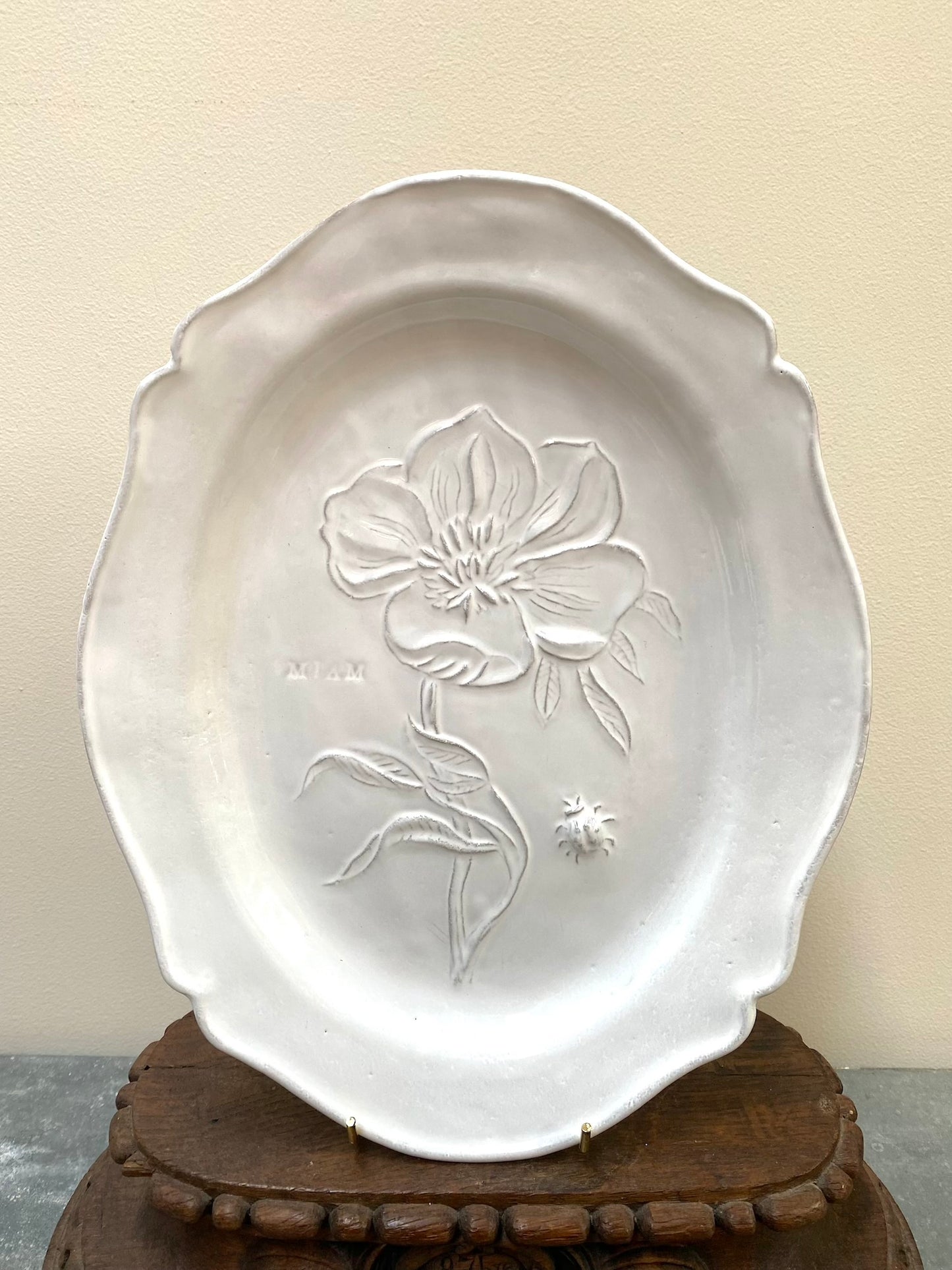 Astier de Villatte Fleurs Platter