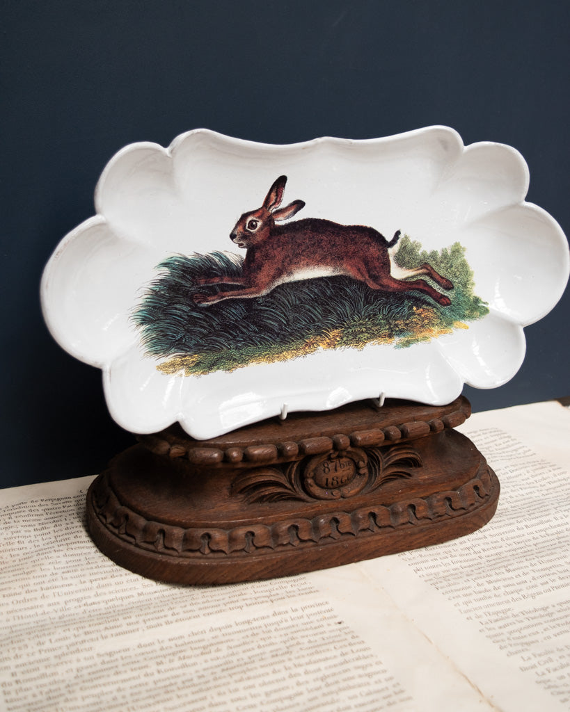 Astier de Villatte John Derian Jumping Rabbit Platter