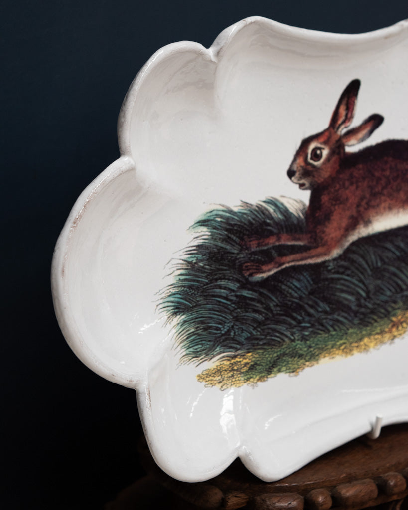 Astier de Villatte John Derian Jumping Rabbit Platter