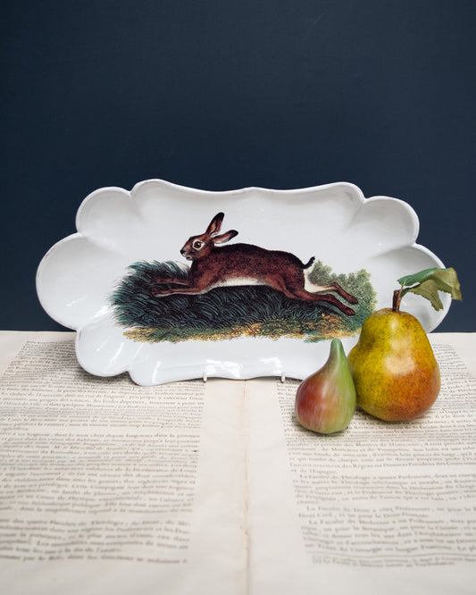 Astier de Villatte John Derian Jumping Rabbit Platter