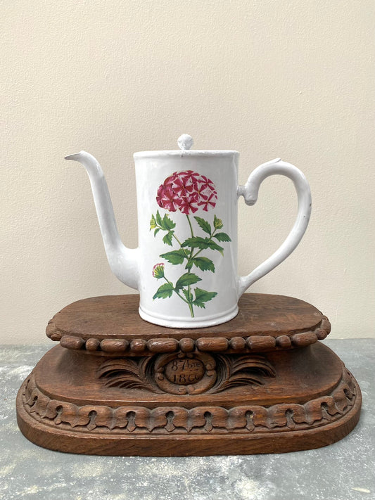 Astier de Villatte John Derian Red Star Phlox Coffee Pot