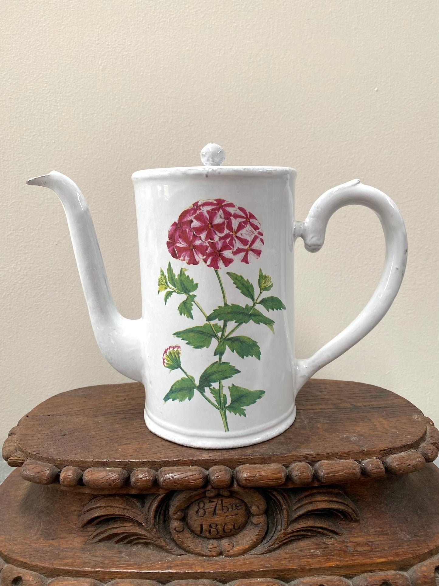 Astier de Villatte John Derian Red Star Phlox Coffee Pot