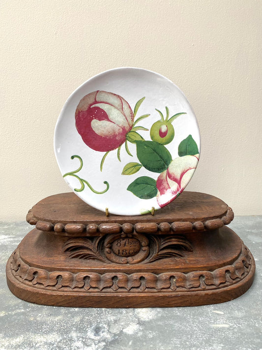 Astier de Villatte John Derian Small Fairest Rose Plate