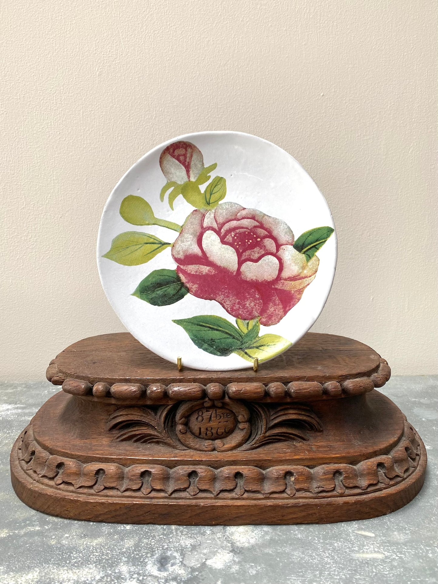 Astier de Villatte John Derian Small Superb Rose Plate