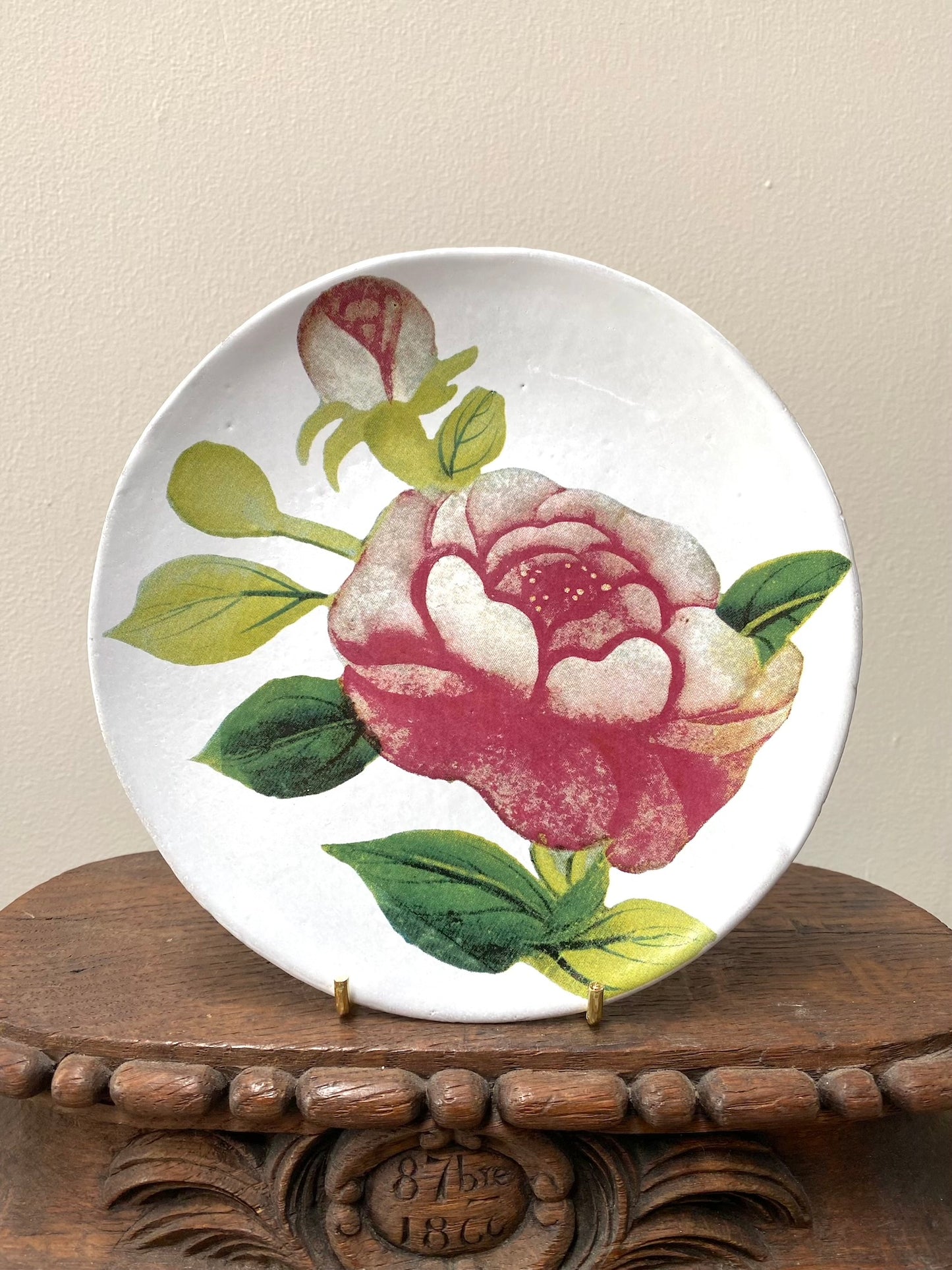 Astier de Villatte John Derian Small Superb Rose Plate