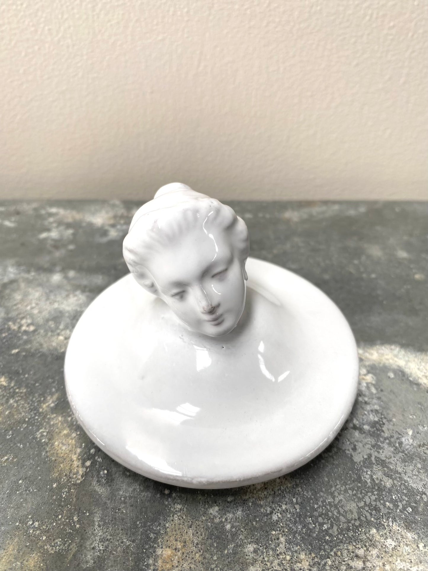 Astier de Villatte Marie Antoinette Candle Lid for Glass Candles