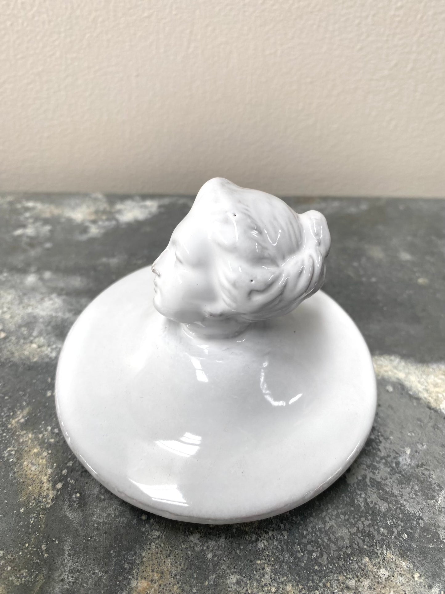 Astier de Villatte Marie Antoinette Candle Lid for Glass Candles