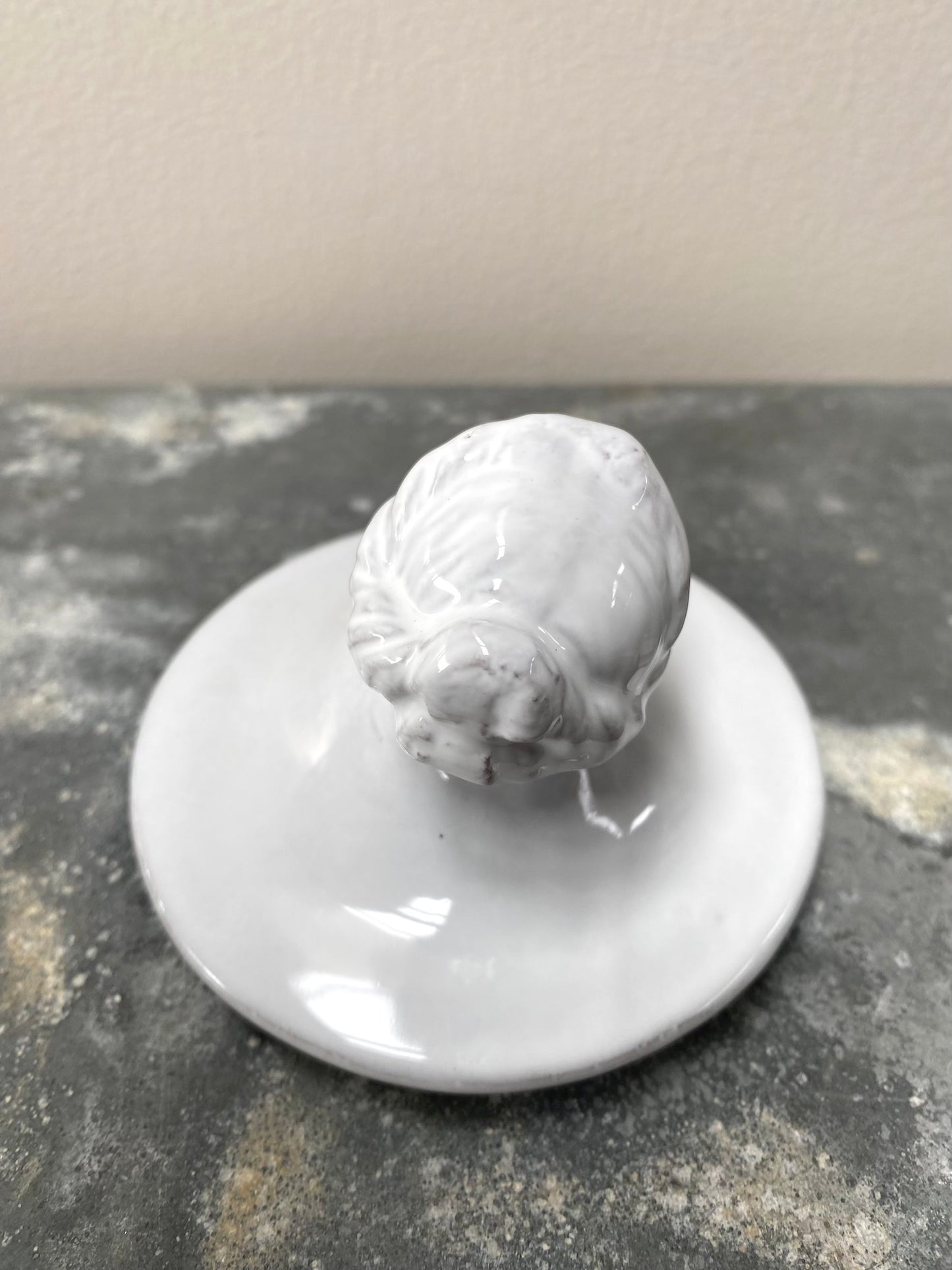 Astier de Villatte Marie Antoinette Candle Lid for Glass Candles