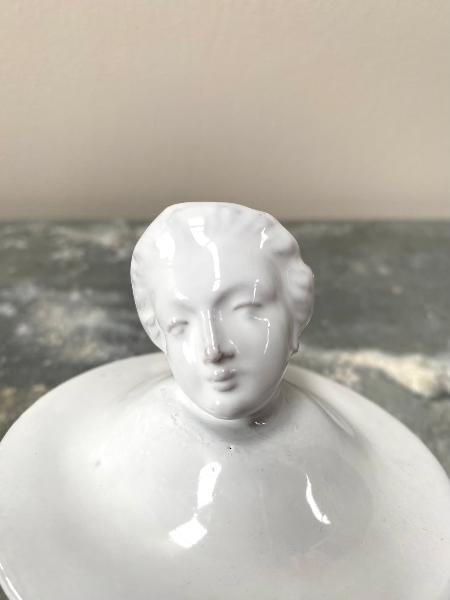 Astier de Villatte Marie Antoinette Candle Lid for Glass Candles