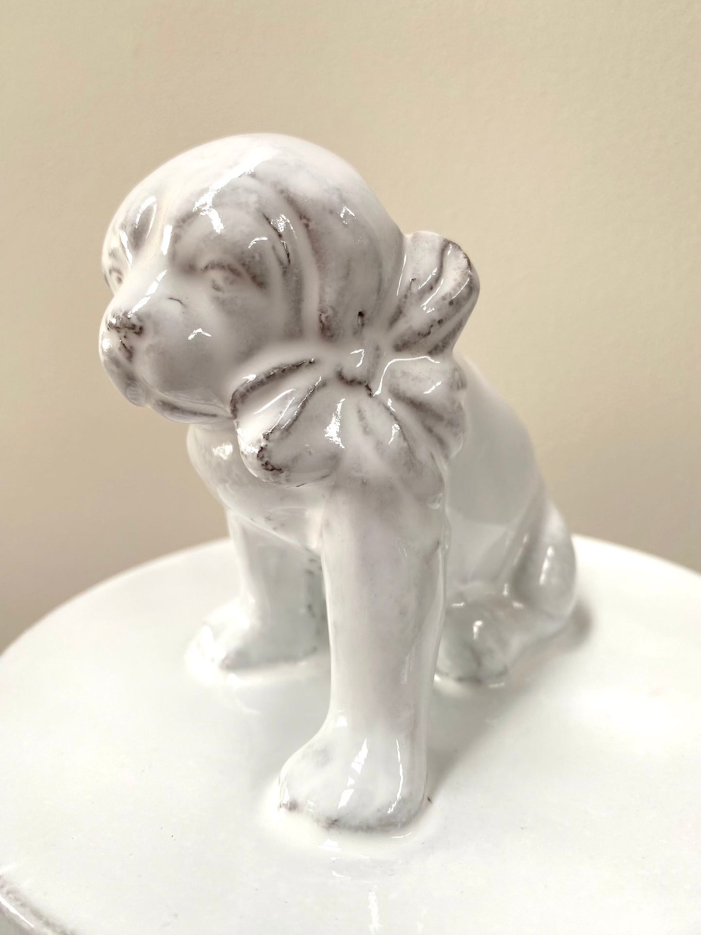 Astier de Villatte Puppy Dog Trinket Box