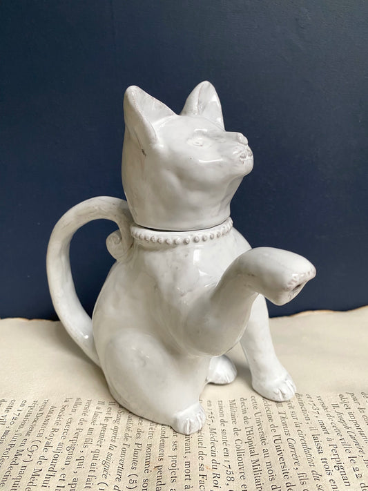 Astier de Villatte Small Cat Teapot