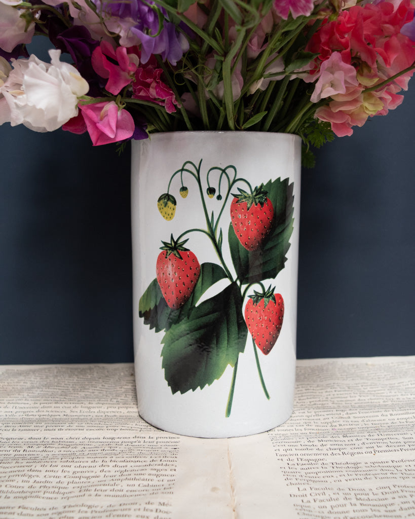 Astier de Villatte Strawberry Vase