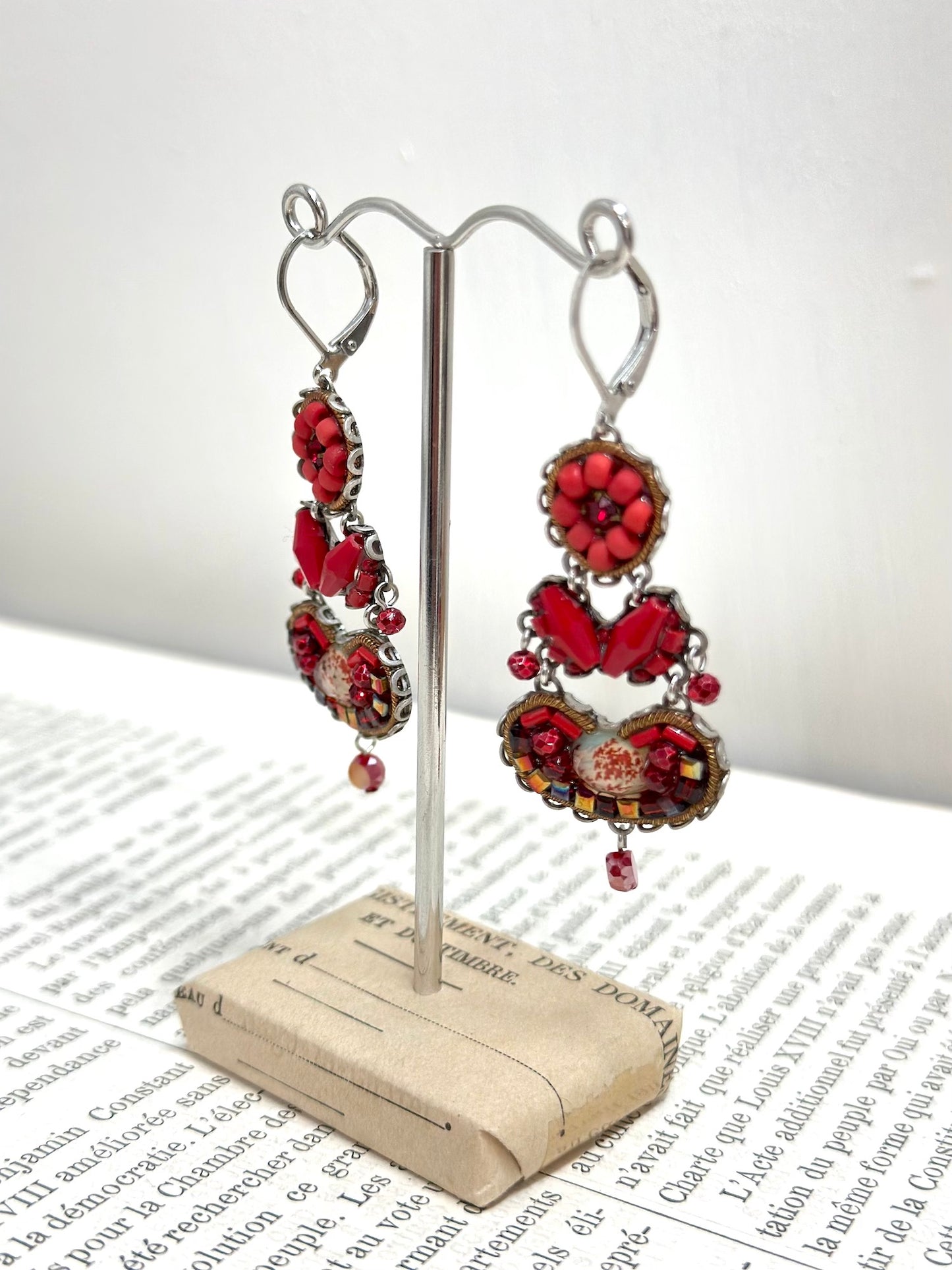 Ayala Bar Rose Red Earrings