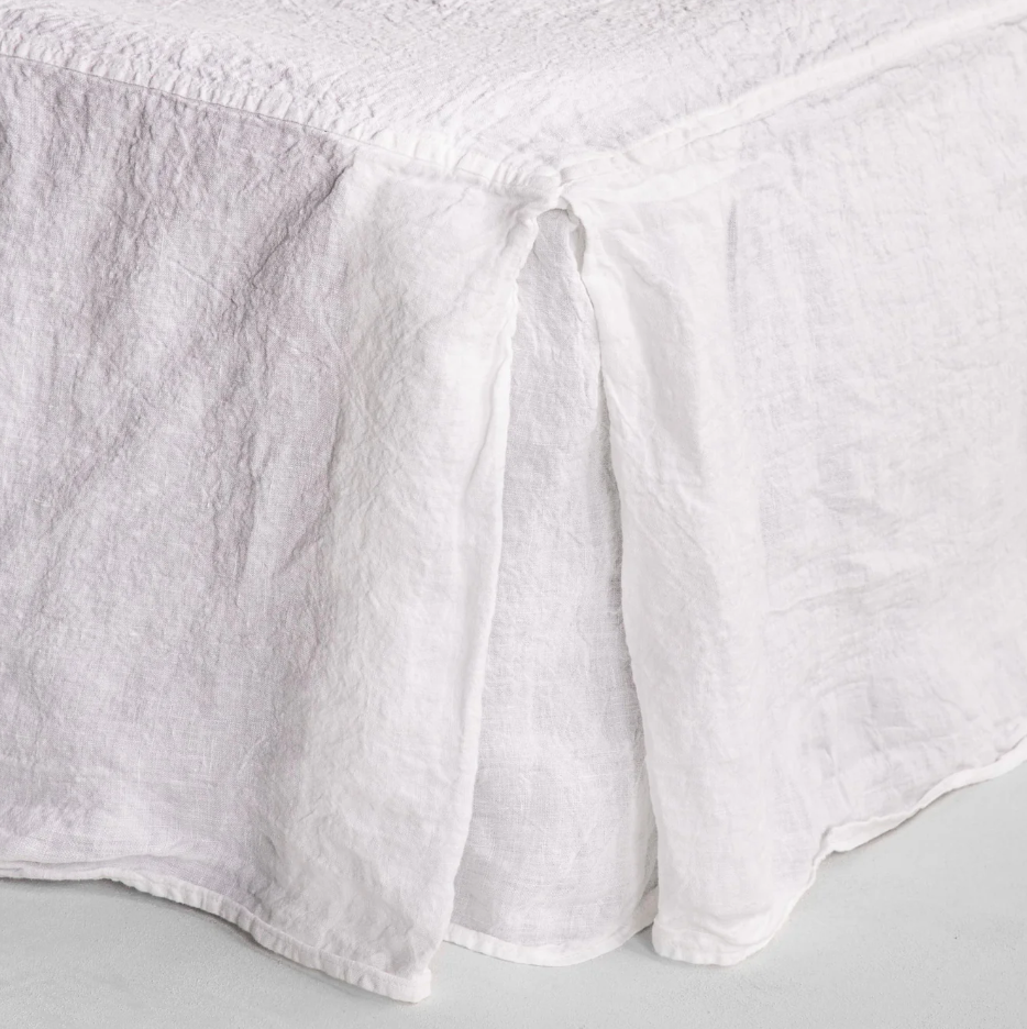 Hale Mercantile 'Basix' Linen Bed Skirt/Valance