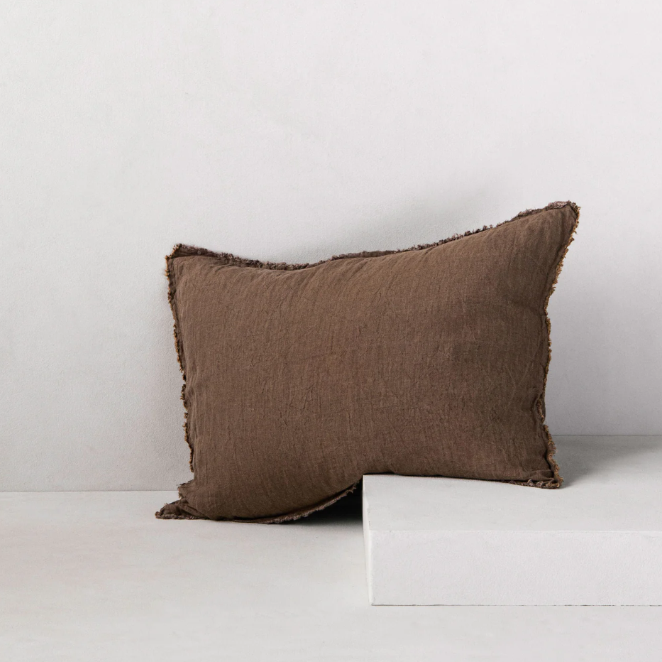 Hale Mercantile 'Flocca' Linen Standard Pillowcase