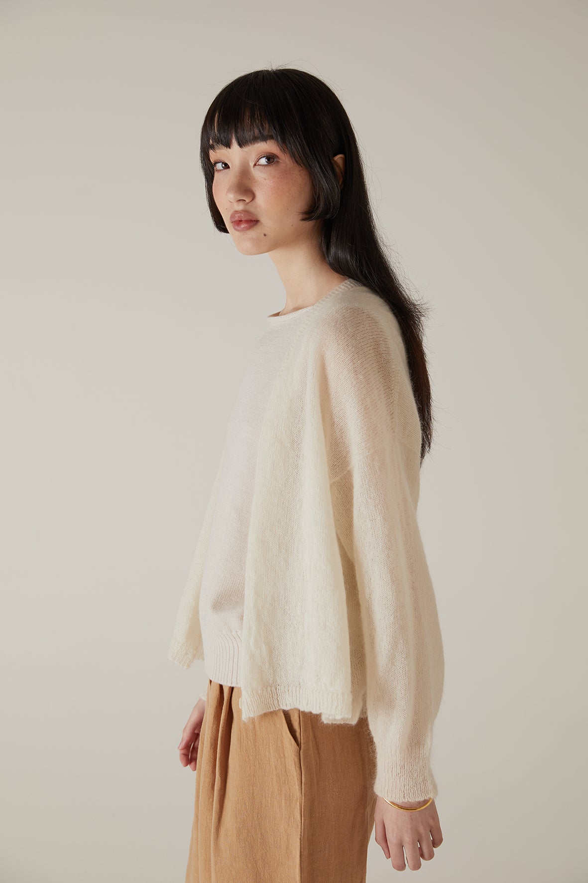 Francie Mist Cardigan - Ivory