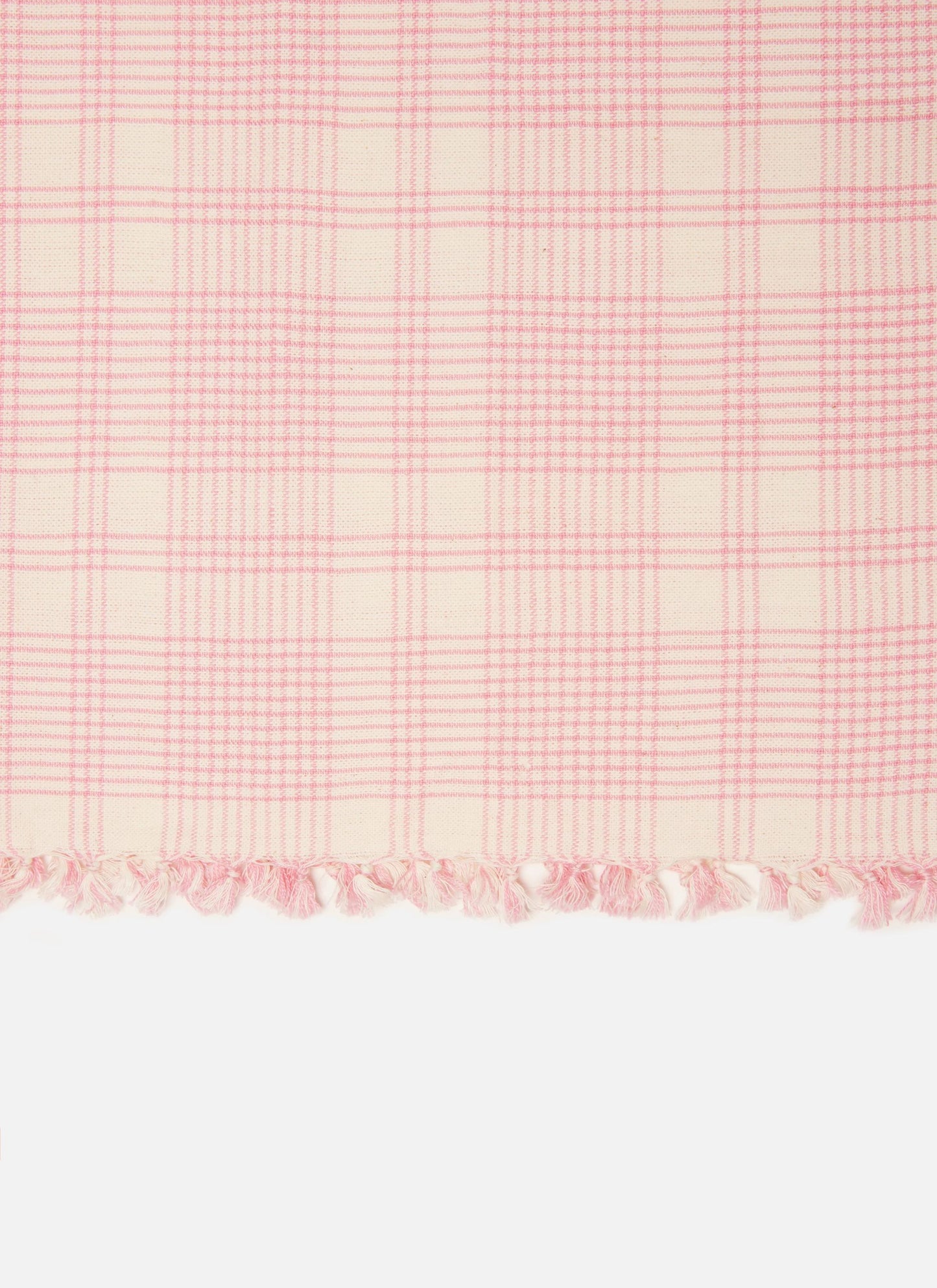 Heather Taylor Home 'Marianne Plaid - Peony' Linen Tea Towel