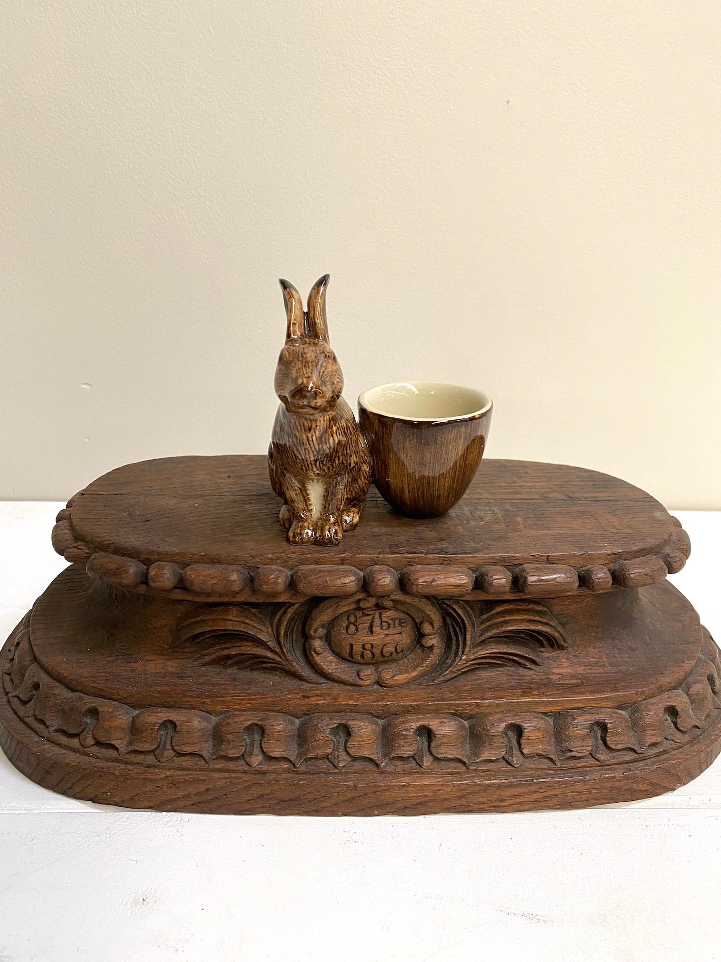 English Hare Egg Cup