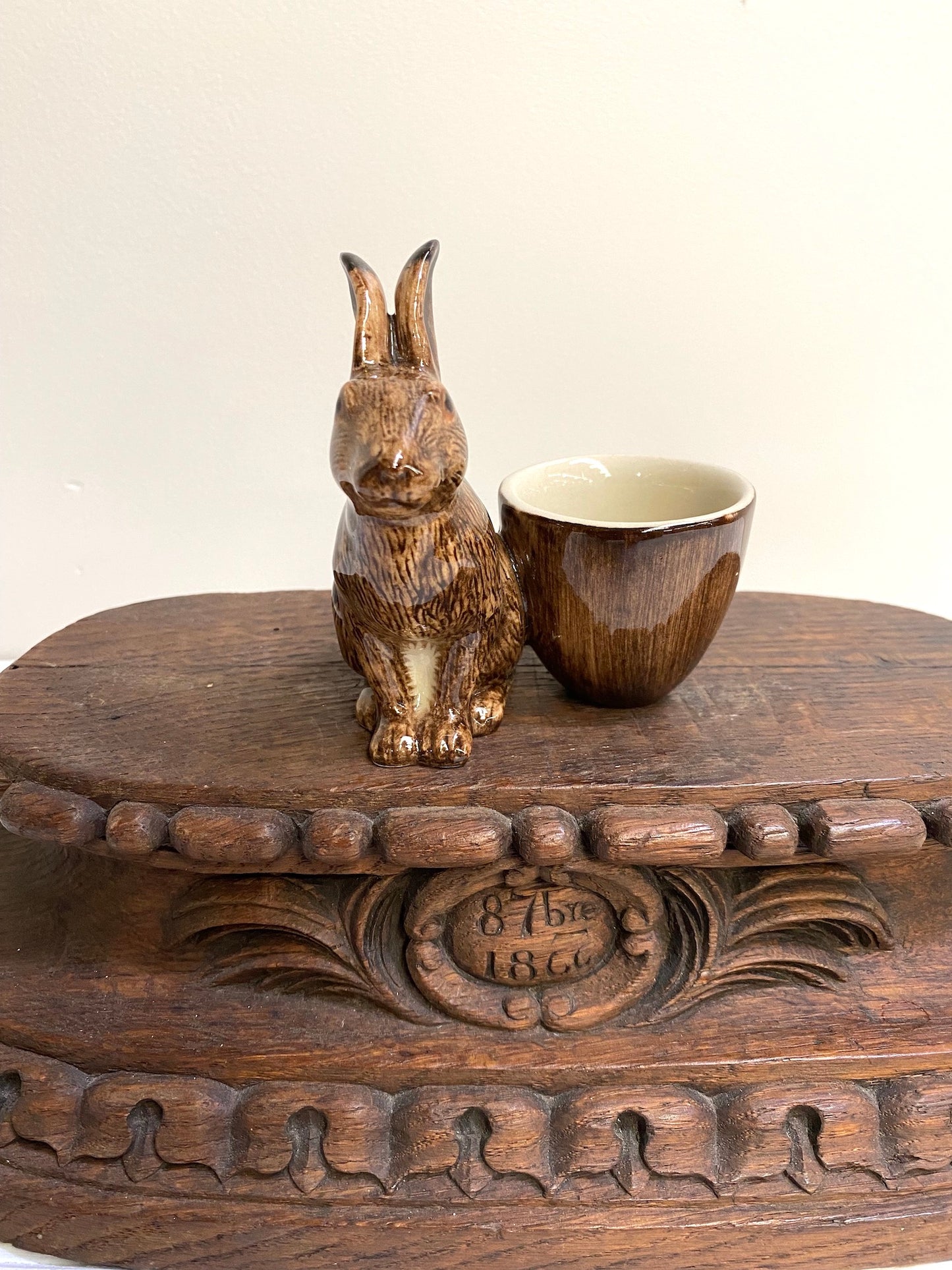 English Hare Egg Cup