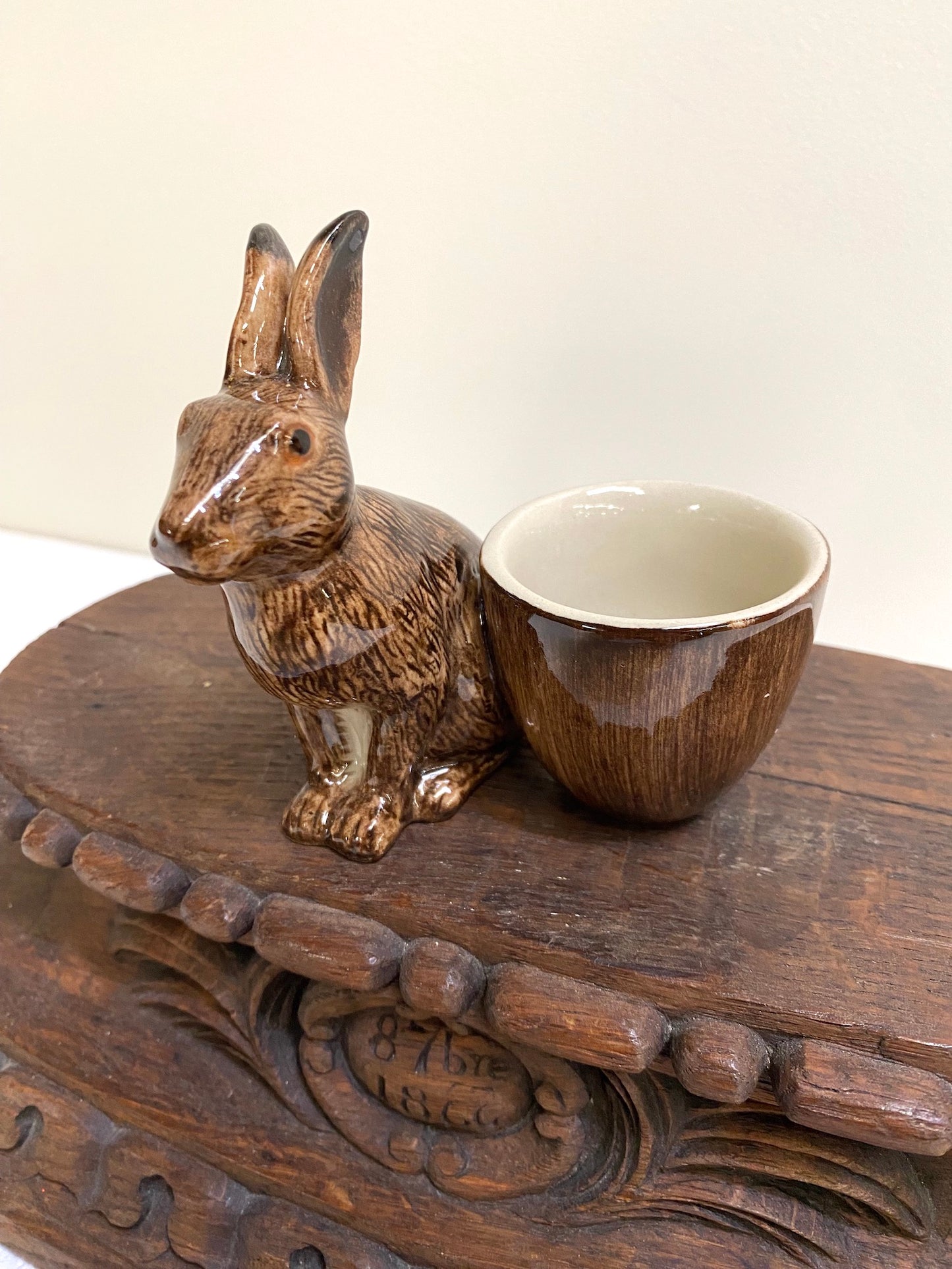 English Hare Egg Cup