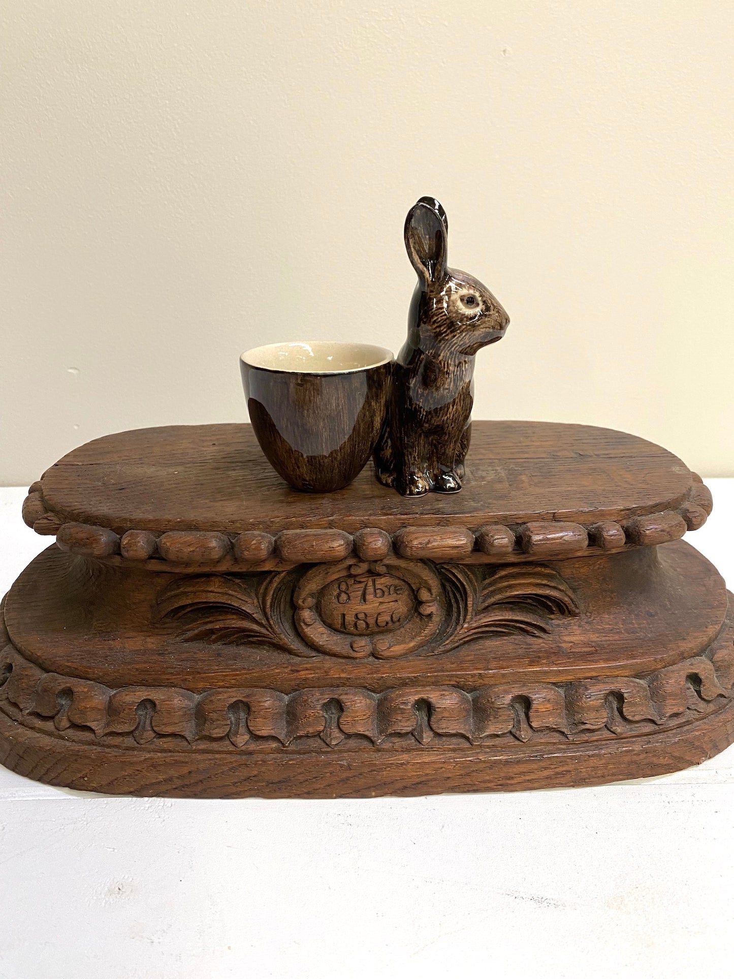 English Wild Rabbit Egg Cup