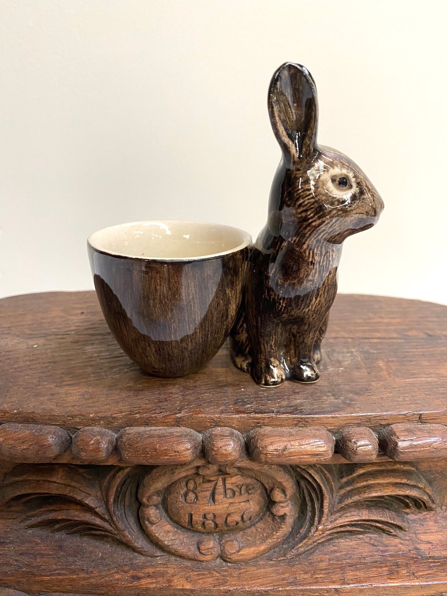 English Wild Rabbit Egg Cup