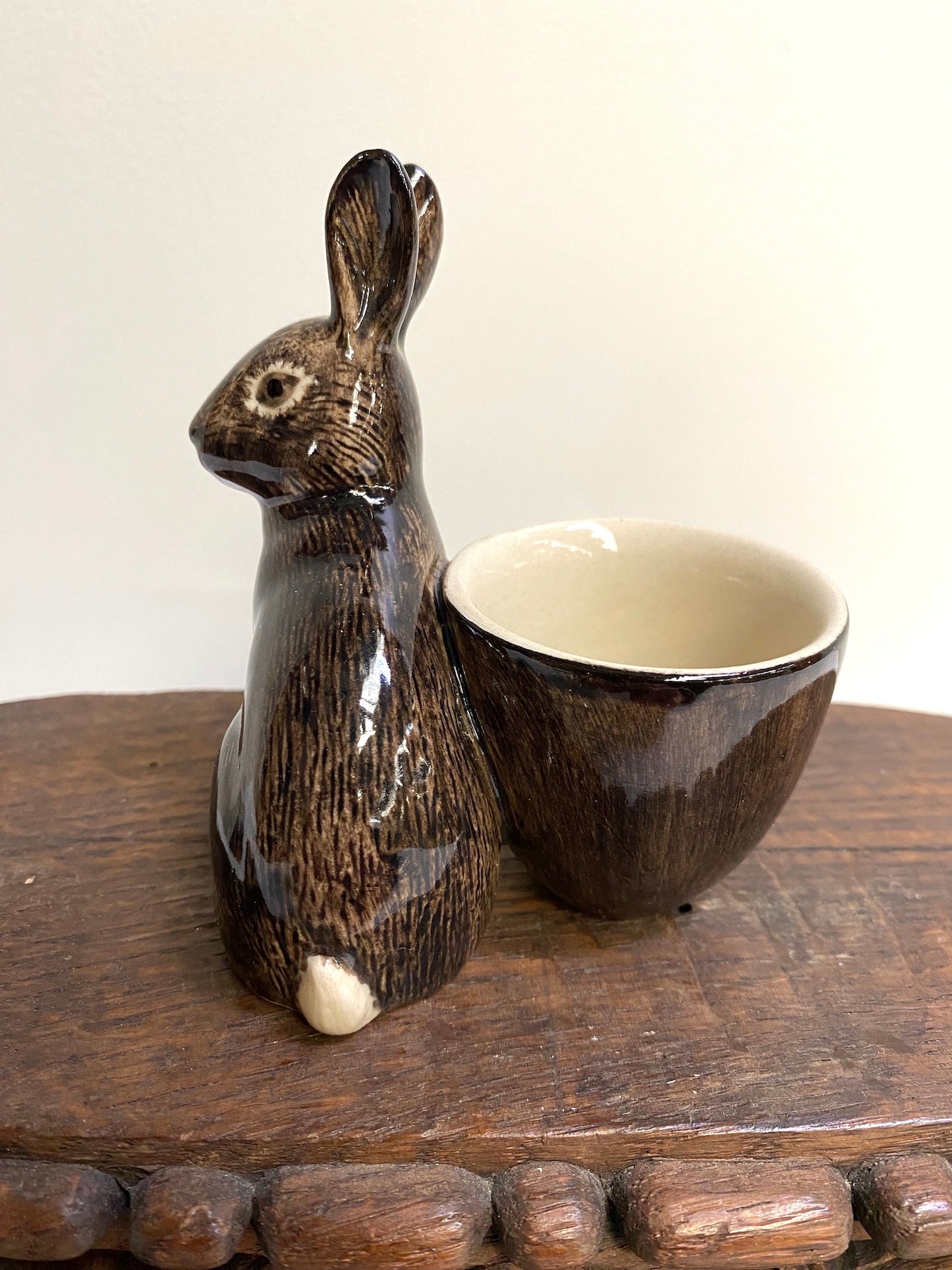 English Wild Rabbit Egg Cup