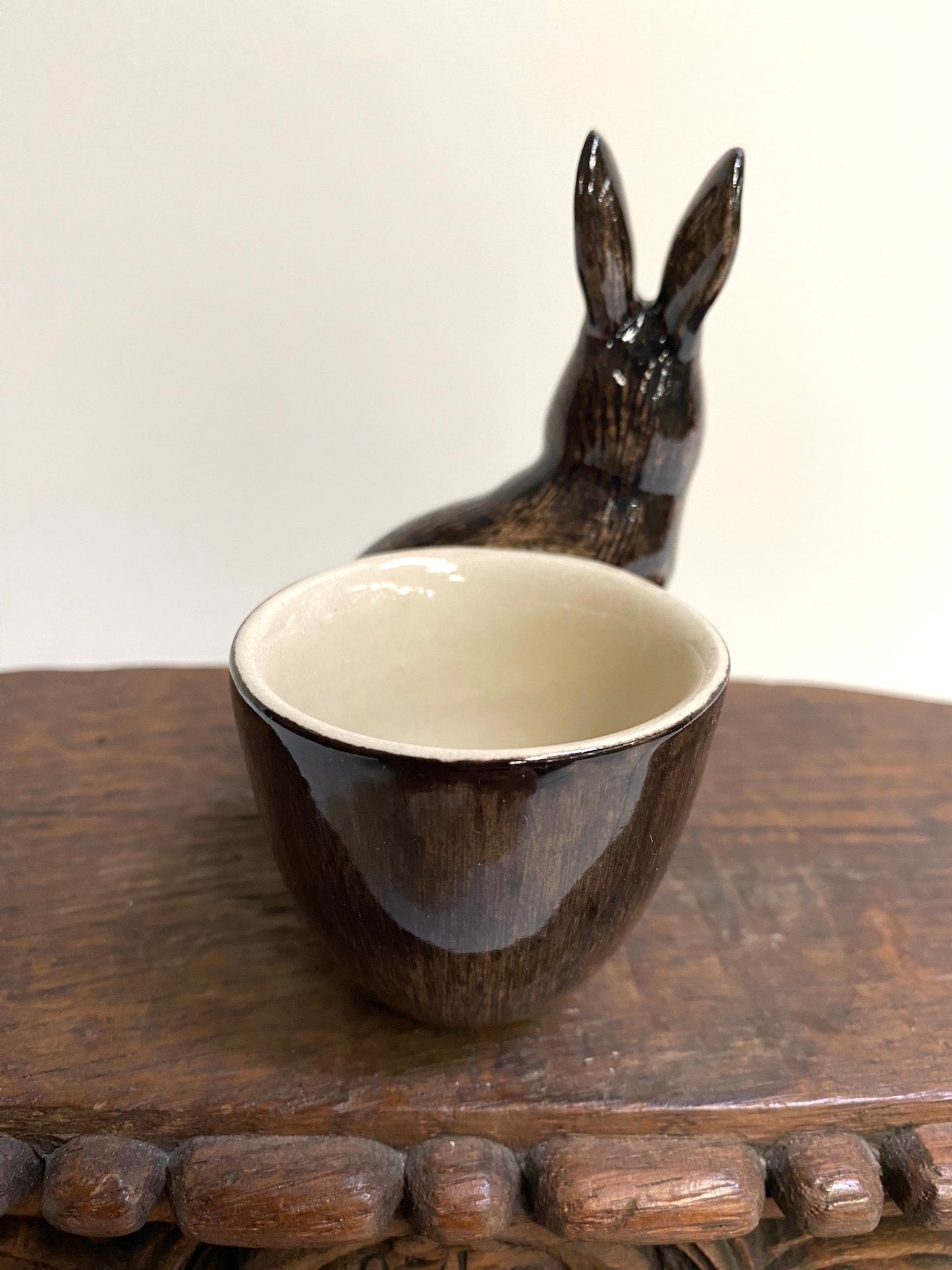 English Wild Rabbit Egg Cup