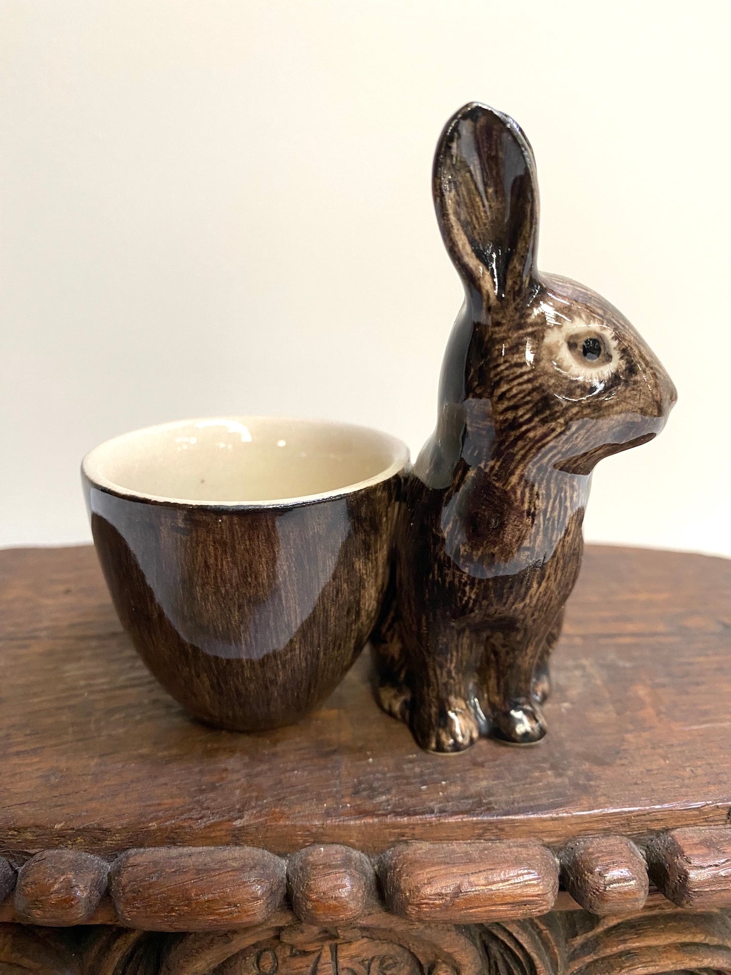 English Wild Rabbit Egg Cup