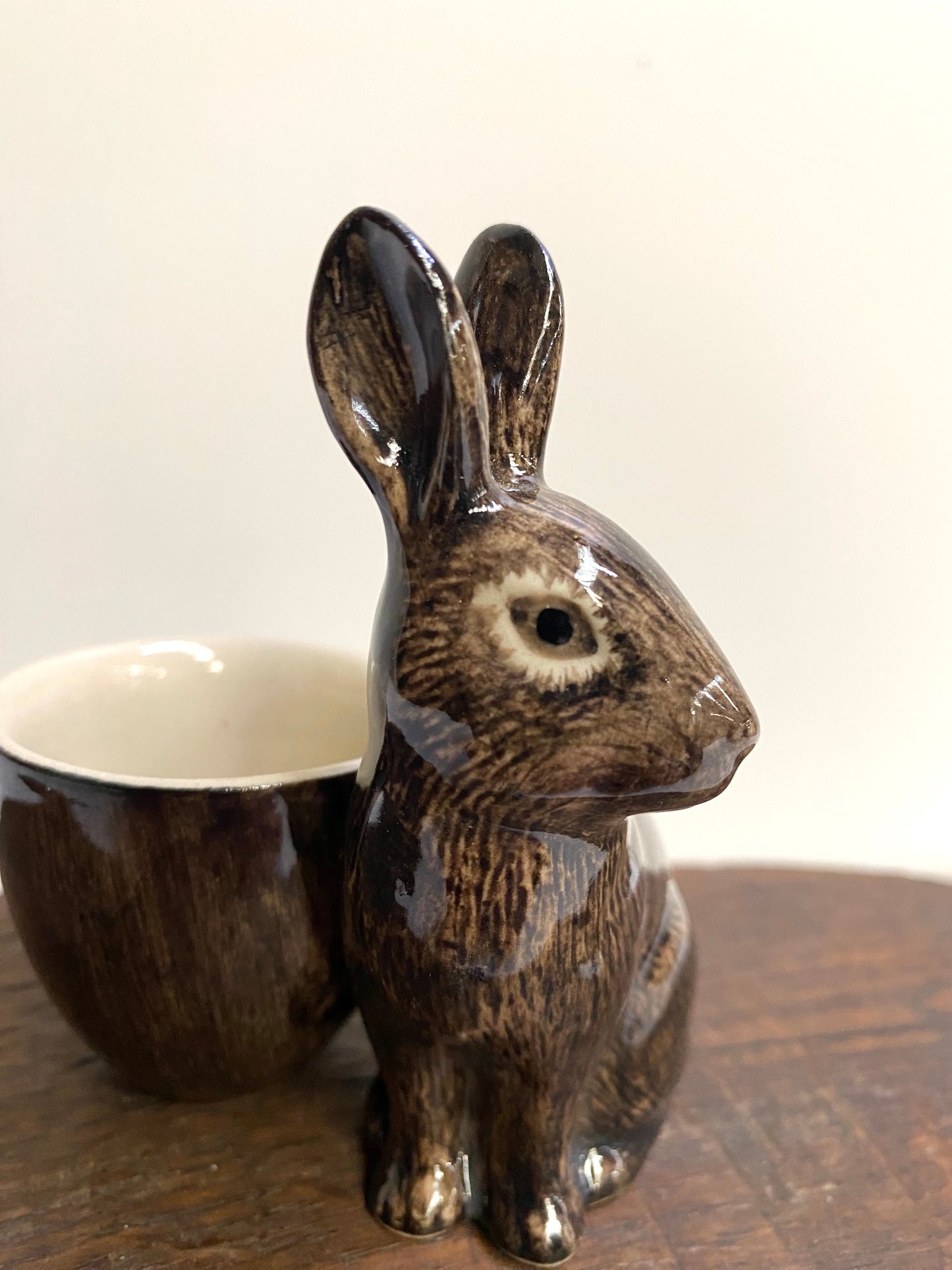 English Wild Rabbit Egg Cup