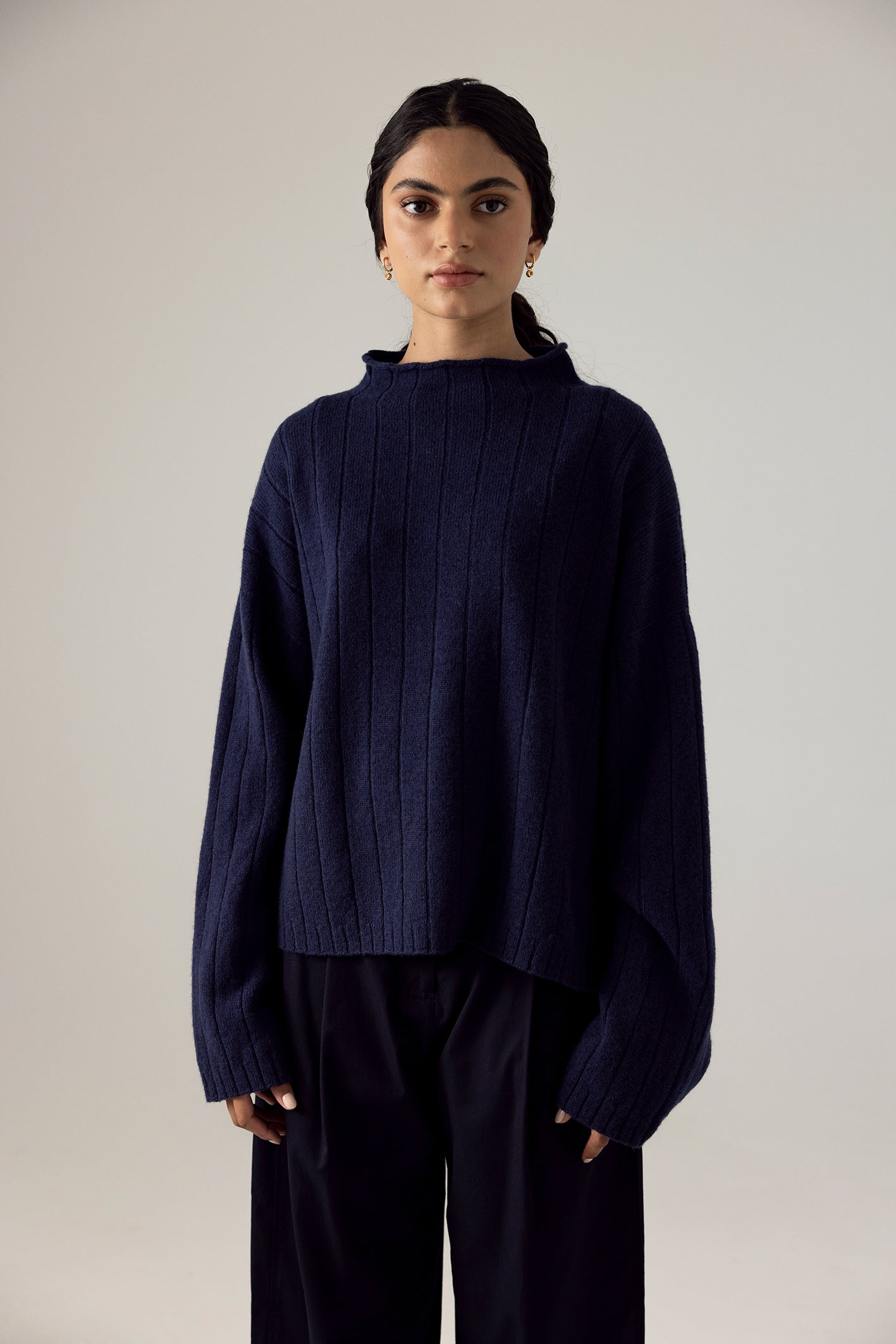 Francie Echo Knit - Midnight