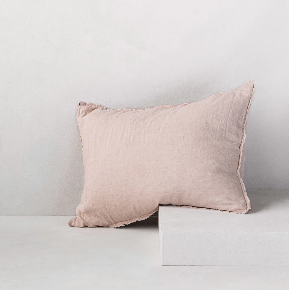 Hale Mercantile 'Flocca' Linen Standard Pillowcase