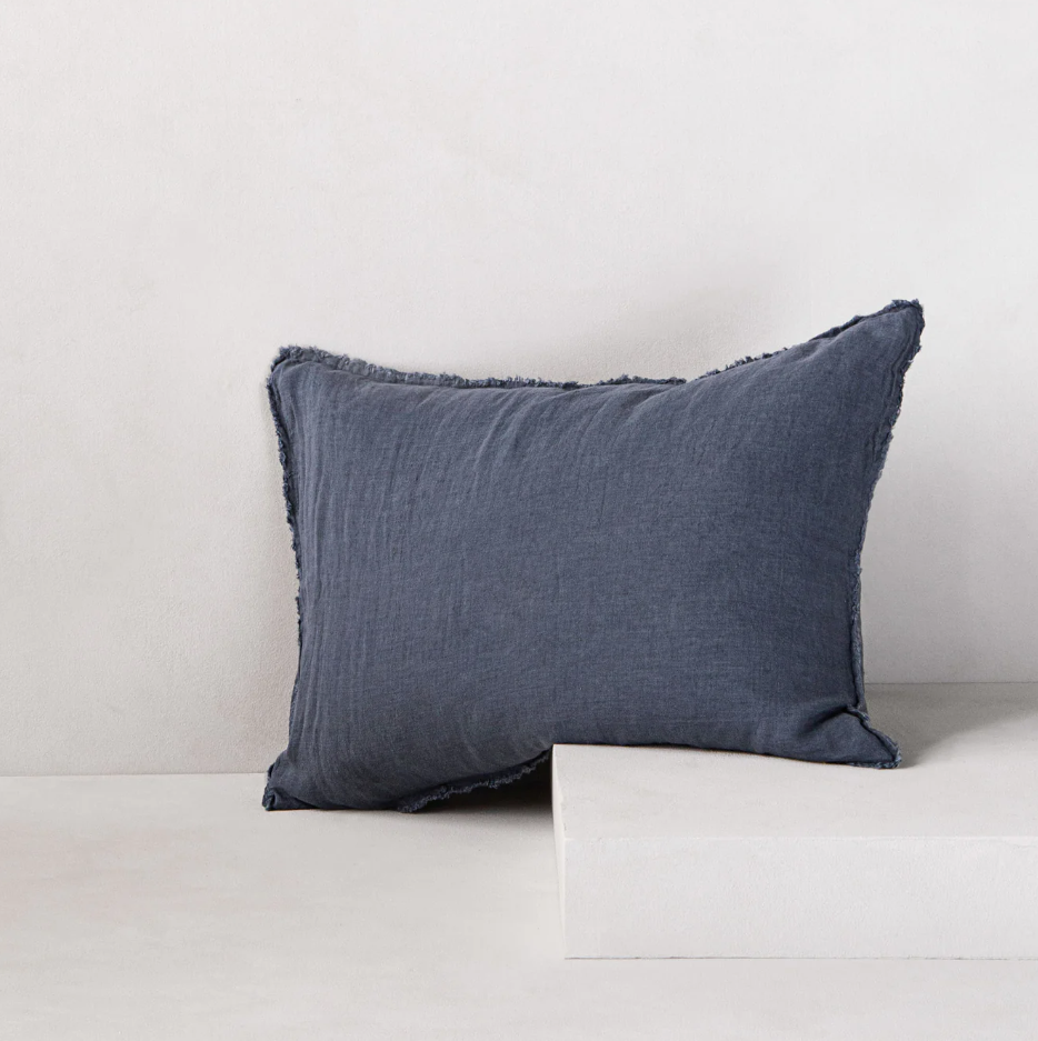 Hale Mercantile 'Flocca' Linen Standard Pillowcase