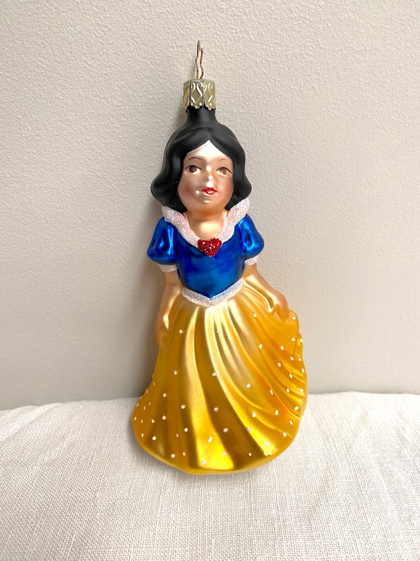 German Glass Christmas Ornament - Snow White