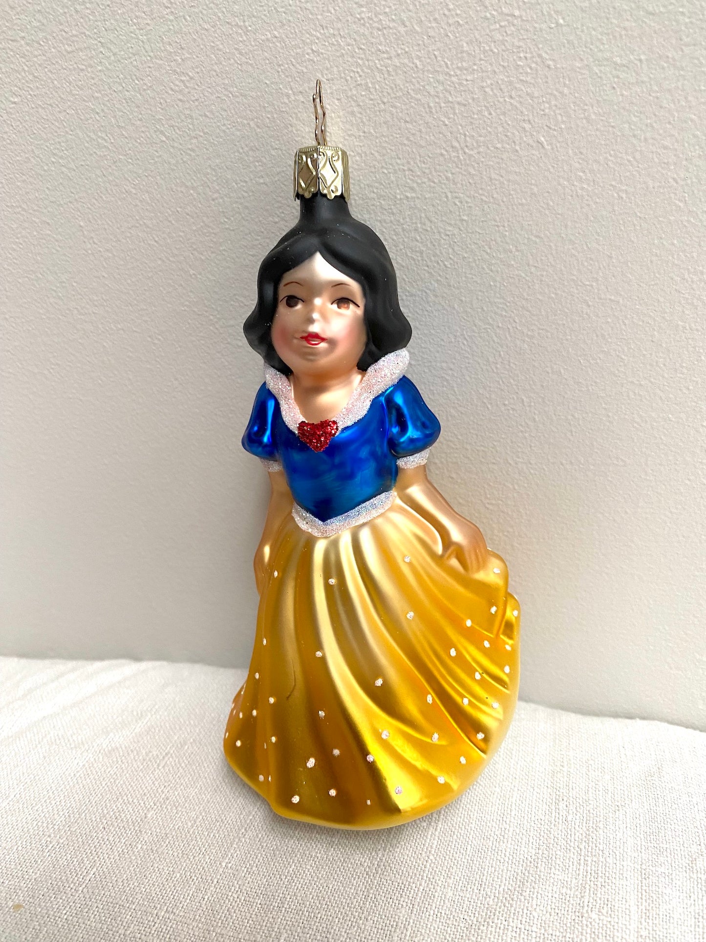 German Glass Christmas Ornament - Snow White