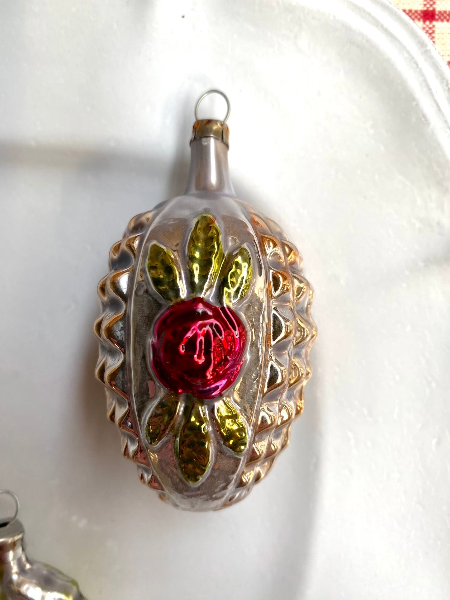 Acorn & Rose - Pair of Nostalgic German Christmas Ornaments