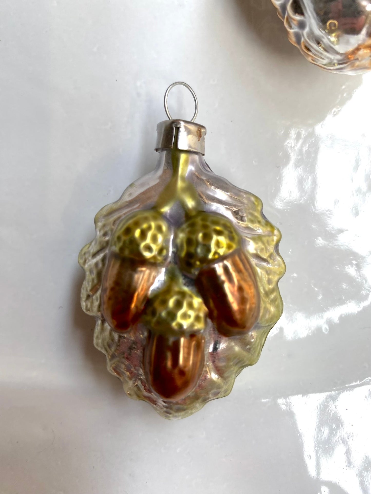 Acorn & Rose - Pair of Nostalgic German Christmas Ornaments