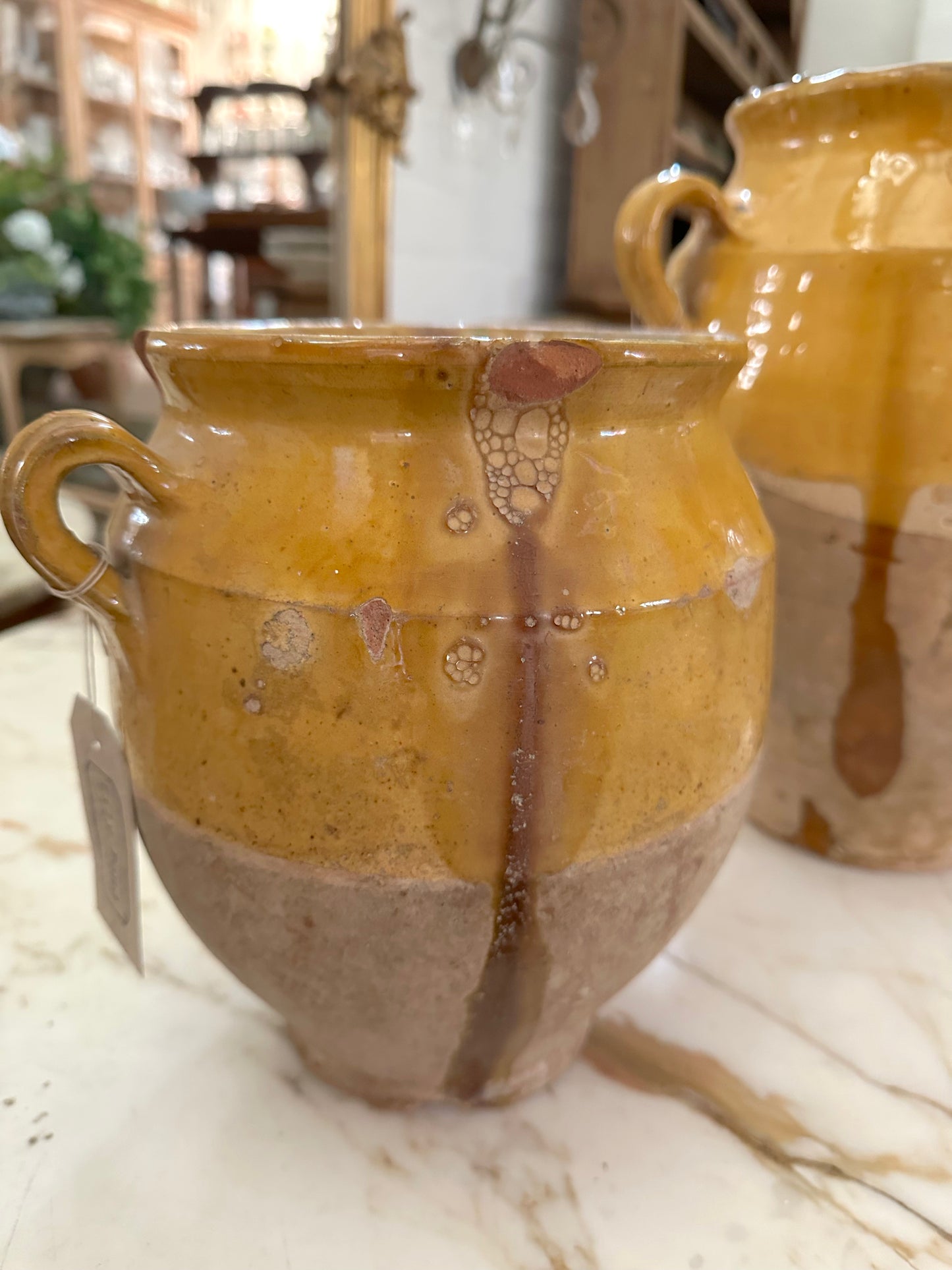 Antique French Mustard Confit Pots II