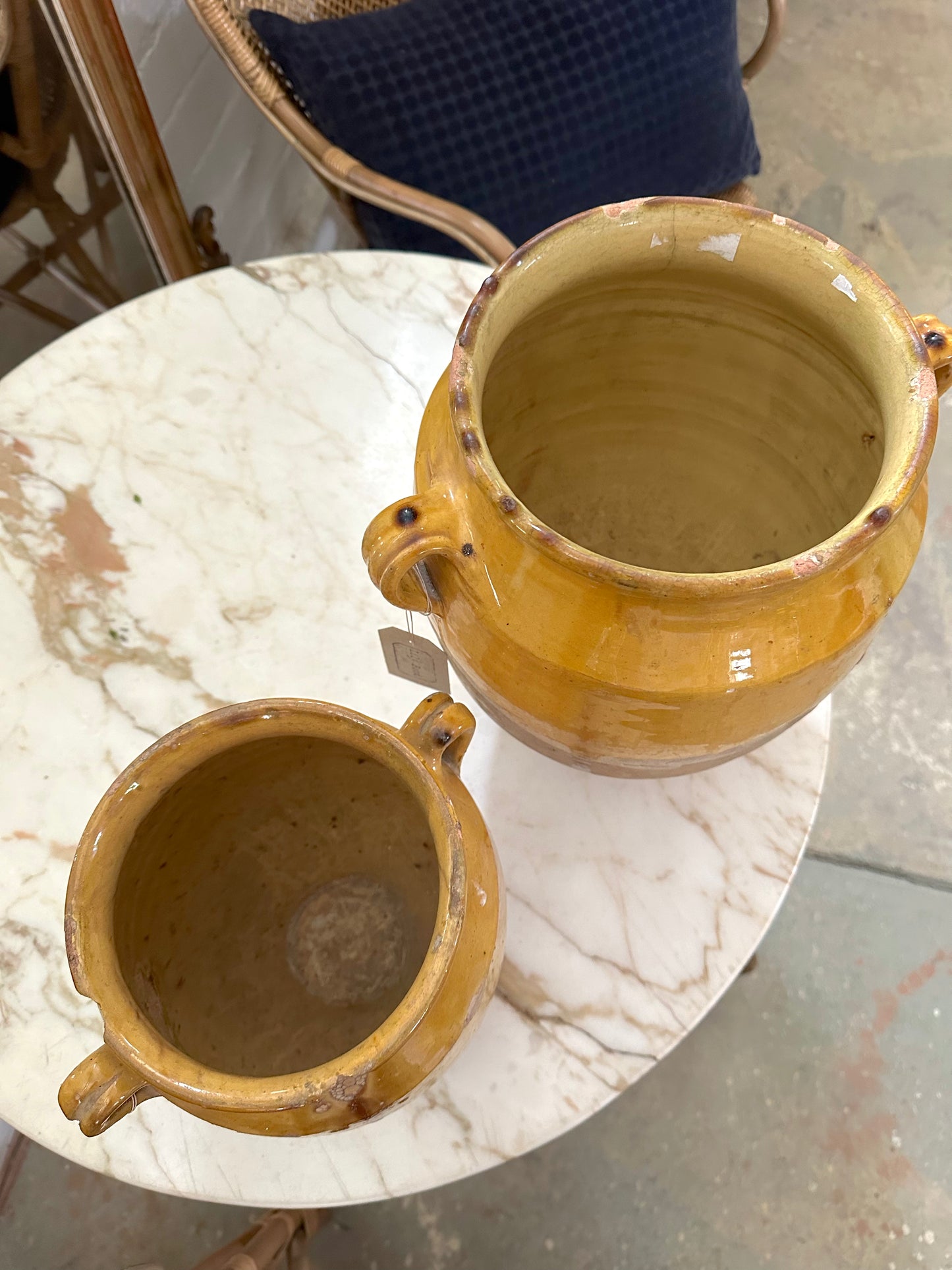 Antique French Mustard Confit Pots II