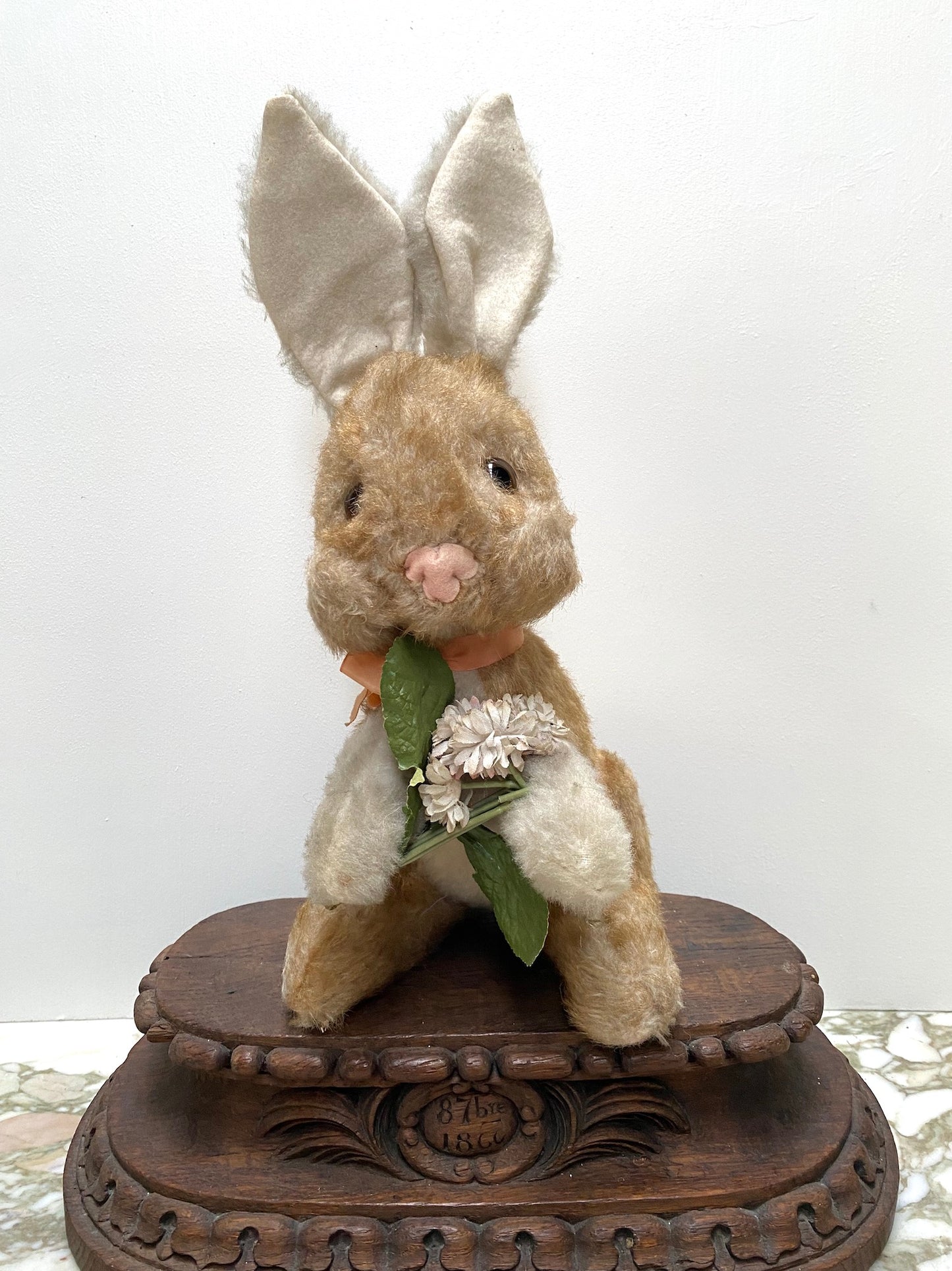 Vintage French Bunny Rabbit Soft Toy