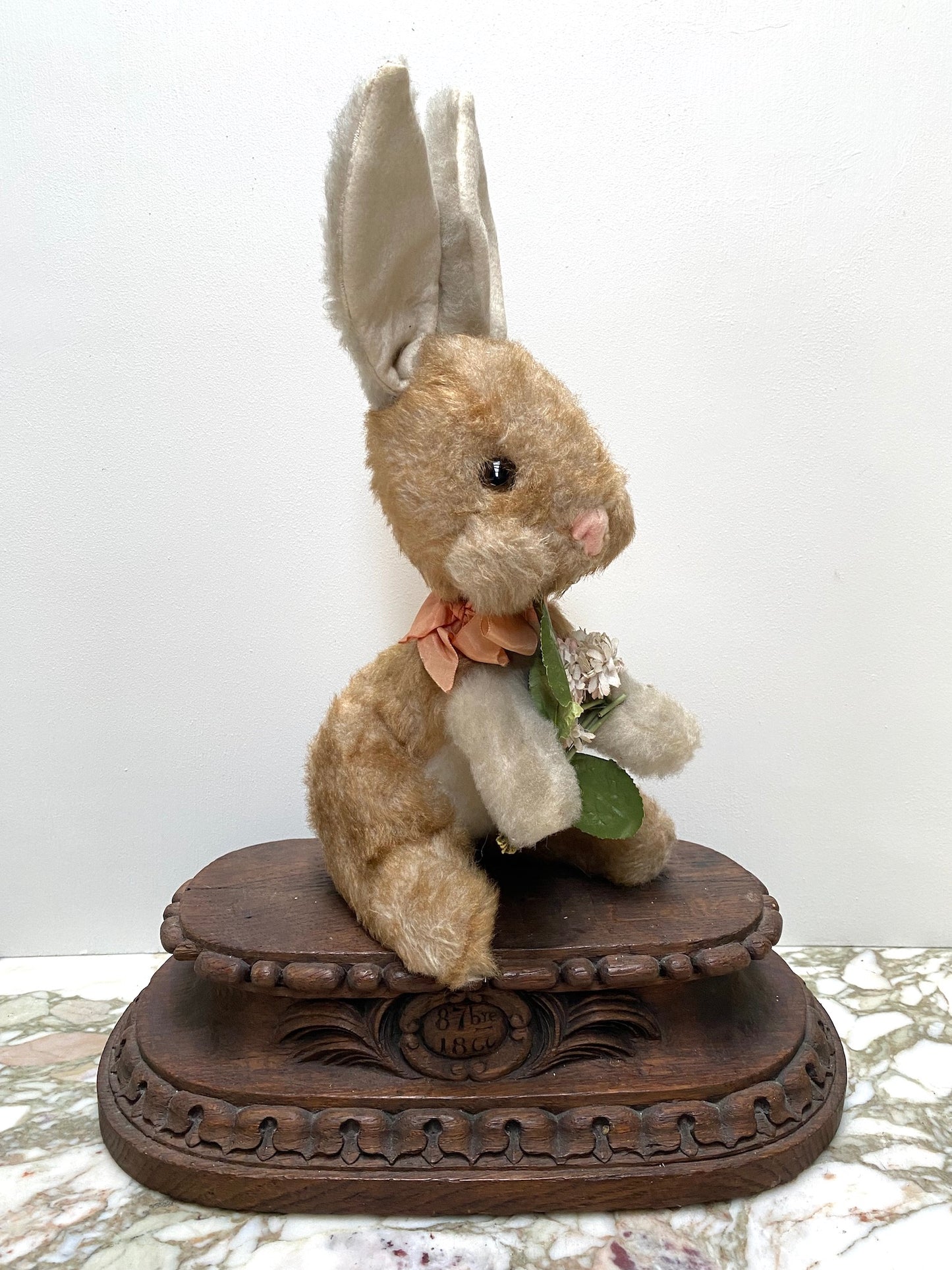 Vintage French Bunny Rabbit Soft Toy