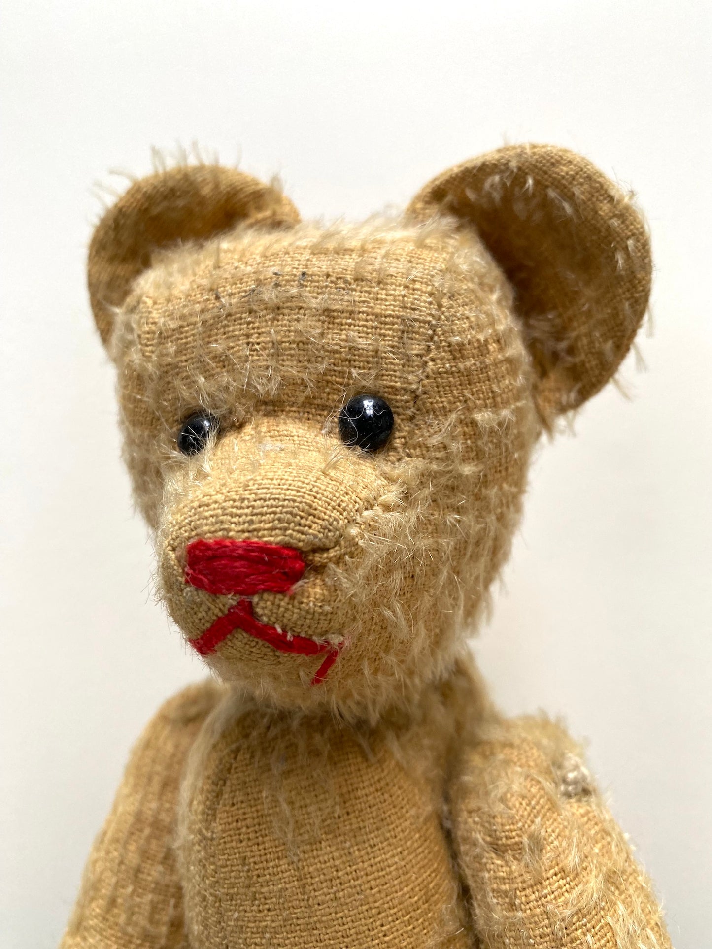 Vintage French Sitting Bear Soft Toy